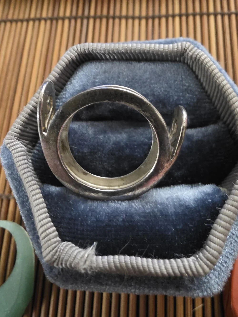 925 Silver MultiStone Interchangeable Ring (Vintage)
